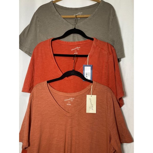 Universal Thread Tops - Universal Thread gray v neck t shirt set of 3 Size 1X